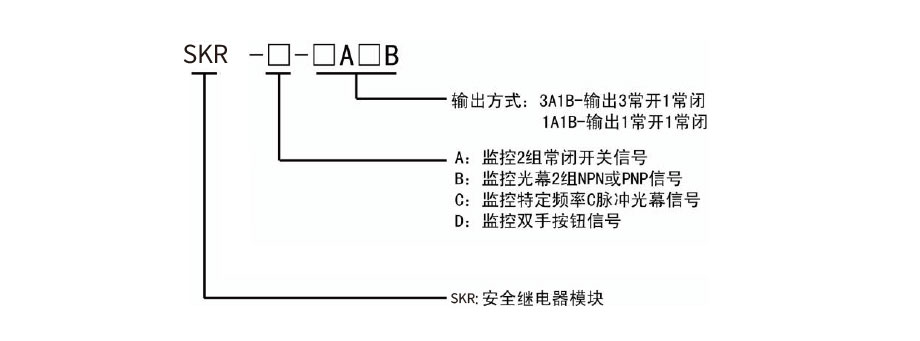 光柵控制器型號(hào)說明